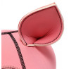 Generique Cagoule Tête de cochon Pig Hood Rose